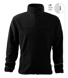 Jacket fleece pánský černá 01 (brand label) 4XL