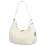 Stylová dámská koženková kabelka na rameno Agatha, bílá