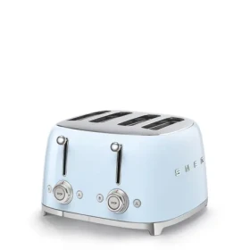 SMEG TSF03BLEU modrá / Topinkovač / 2000 W / 4 sloty / 4 topinky / 6 stupňů opečení (TSF03BLEU)