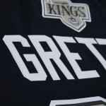 Mitchell & Ness Pánská bunda Wayne Gretzky Los Angeles Kings NHL Maxxed Out Satin Jacket Velikost: L