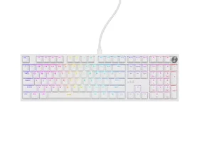 Genesis Thor 404 bílá / Herní mechanická klávesnice / RGB / Gateron Yellow Pro / Drátové USB-A / US layout (NKG-2299)
