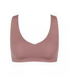 Dámská podprsenka ZERO Feel 2.0 Bralette - BROWN - hnědá 1141 - SLOGGI BROWN M