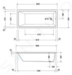 DURAVIT - DuraStyle Basic Závěsné WC se sedátkem SoftClose, Rimless, bílá 45620900A1