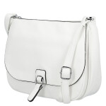 Trendy dámská koženková crossbody kabelka Grácie, bílá