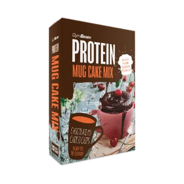 Proteinový Mug Cake Mix 500 g - GymBeam (čokoláda a čokoládové kousky, 500 g) (8565-2-chocolate-choco-chips)