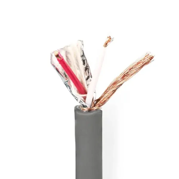 Nedis DMX Cable 110 Ohm 20 x 0.12 mm tmavě šedá / 100.0 m / Kulatý / PVC / Role (COTR15021GY100)