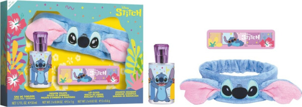 Dárkový set Stitch EDT 50 ml + čelenka + oční stíny - Trigo