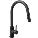 REA - Ocelový dřez Leo 40 Black s kuchyňskou baterií KPL-96002