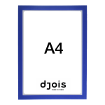 Djois otevřený rámeček - Magneto PRO, A4, PVC, modrý, 10 ks