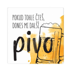 Keramický podtácek čtverec