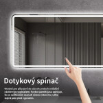 CERANO - Koupelnové LED zrcadlo Aspetto - 100x70 CER-429352