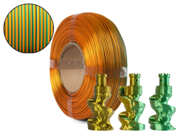Filament Spectrum ReFill PLA Magic SILK 1,75 mm AMBER LEAF 1 kg