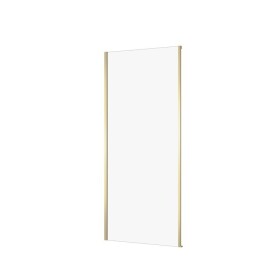 CERSANIT - Sprchová stěna LARGA, zlatá mat, 80x195, čiré sklo S164-069