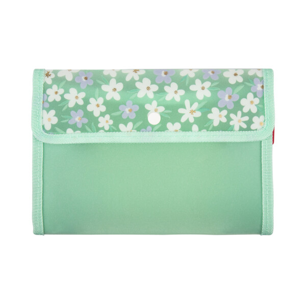 Pouzdro B6 - Zelené kytičky - Albi