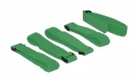 Delock Vázací pásky na suchý zip D 300 mm x Š 20 mm 5 kusů s očkem zelená (4043619187065)