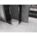 MEXEN/S - Velar L Duo sprchový kout, posuvné dveře 90 x 80, grafit, chrom 871-090-080-02-43-01