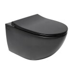 WC závěsné SAT Infinitio včetně prkénka softclose, zadní odpad SATINF011RREXPBKM SATINF011RREXPBKM