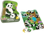 Mamido Puzzle Panda s bambusem 48 dílků