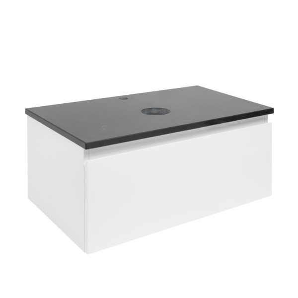 Koupelnová skříňka s krycí deskou SAT B-WAY 79x30x45 cm bílá lesk BWAY80WZ BWAY80WZ