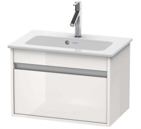 DURAVIT - Ketho Umyvadlová skříňka Compact 41x60x39 cm, 1 zásuvka, lesklá bílá KT642202222