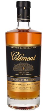 Clément Select Barrel 3y 40% 0,7 l (holá láhev)