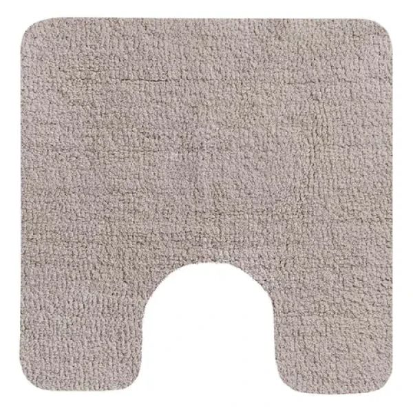 Spirella CAMPUS koupelnová WC předložka 50 x 40 cm béžová / bavlna / výška vlasu 16 mm