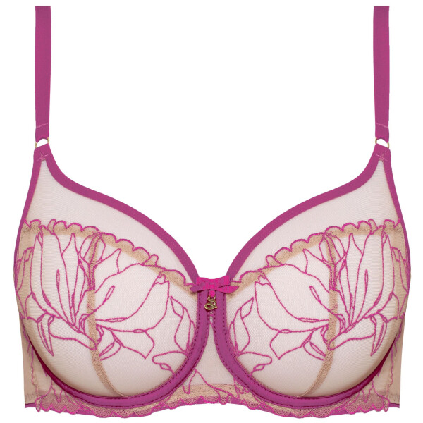 Dámská podprsenka Irina A143 fuchsia - Samanta fuchsiová 80/D