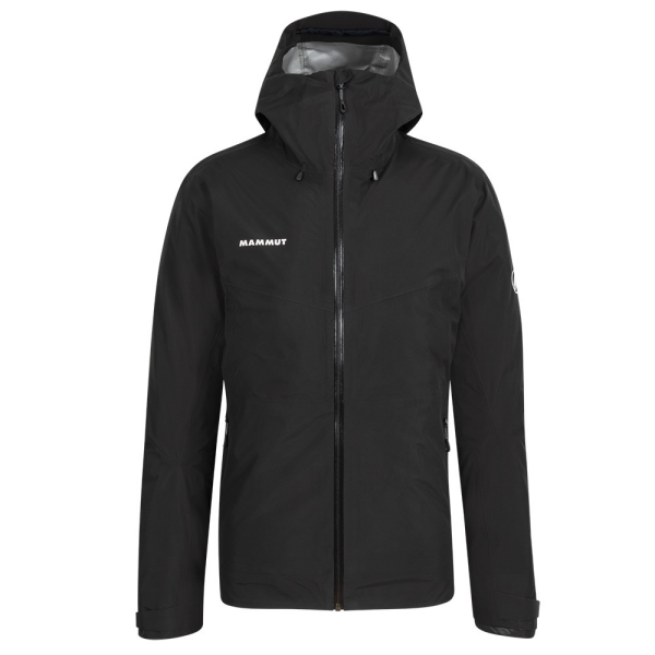 Pánská hardshellová bunda MAMMUT Convey in HS Hooded Jacket Black-black