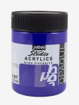 Akrylová barva Pébéo Studio Acrylic 500 ml - fialová tmavě kobalt 47