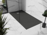 MEXEN - Stone+ sprchová vanička obdélníková 200x80, antracit 44718020