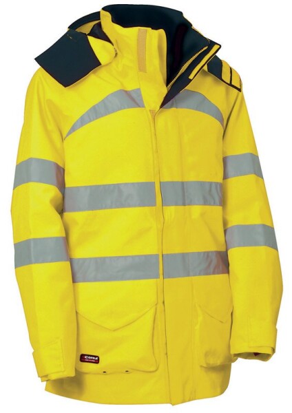 Bunda COFRA DEVON GORE-TEX Barva: Reflexní žlutá, Velikost: 54 (V037_0_00_54)
