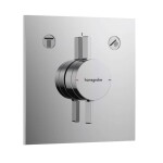 HANSGROHE - Sprchový set s baterií pod omítku, s tělesem, 26x26 cm, chrom SANI21HHH001