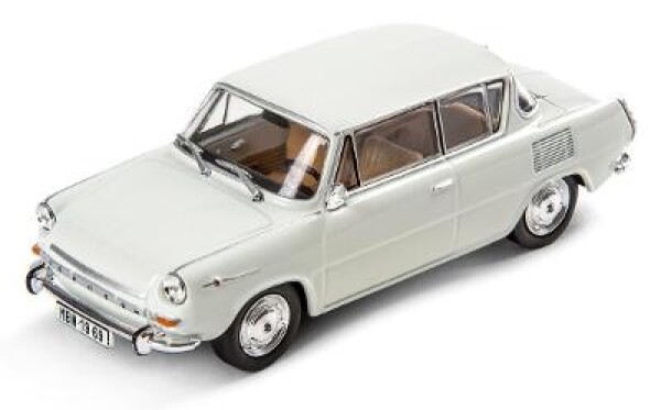 Škoda 1100 MBX - 1:43 - Abrex - 1969 - Šedobílá