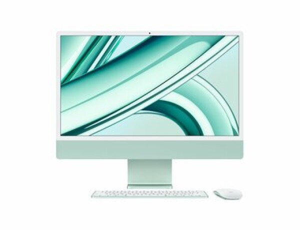 Apple iMac 24 4.5K M3 (2023) zelená / 24" / Apple M3 / 8GB / 512GB SSD / Apple 10-core / macOS (MQRP3CZ/A)