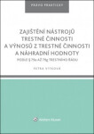 Zajištění nástrojů trestné činnosti a výnosů z trestné činnosti a náhradní hodnoty podle § 79a až 79g trestního řádu - Petra Vítková