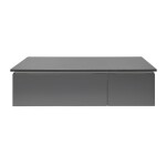 Koupelnová skříňka s krycí deskou SAT Feel 120x30x46 cm antracit mat SATFEEL2120ANTD SATFEEL2120ANTD