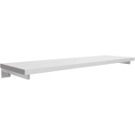 CERANO Deska pod umyvadlo Navira Pro + 2 skryté konzole - bílá matná - 100x46x3,6 cm