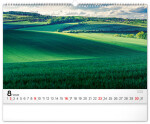 Nástěnný kalendář 2026 NOTIQUE - Panoramata Česka, 48 x 33 cm