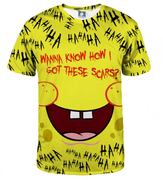 Aloha From Deer Sponjoker T-Shirt TSH AFD472 Yellow