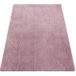 DumDekorace Shaggy koberec s vysokým vlasem růžový Šířka: 120 cm | Délka: 170 cm