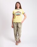 Tričko Patagonia W's Great Waves Ringer Tee Lemon Zest