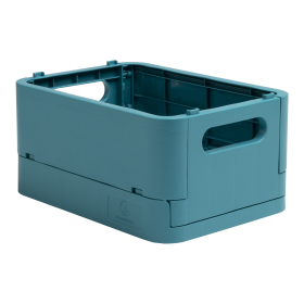 Skládací box, PP, MINI, petrolejový