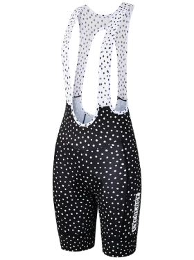 Cyklokraťasy CYCOLOGY Polka Dot, černé, dámské (Motiv Polka Dot, velikost S)