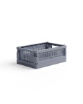 Skládací přepravka mini Made Crate - blue grey