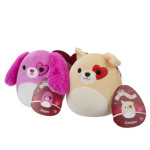 Plyšový mazlíček Squishmallows 1+1 Růžový a světlý pes - Sager a Cooper