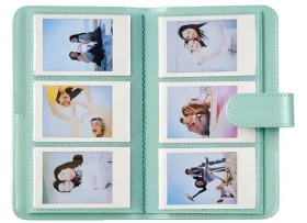 Fujifilm INSTAX Mini Album zelená / Fotoalbum / pro instax mini fotografie / kapacita 108 fotografií / PU kůže (70100172016)