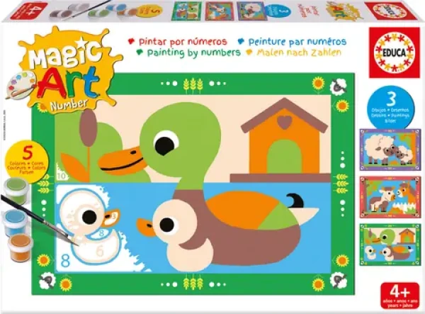 EDUCA Malování podle čísel Farma