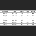 MEXEN/S - Velar L Duo posuvné sprchové dveře 160, dekor, měď kartáčovaná 871-160-003-32-65