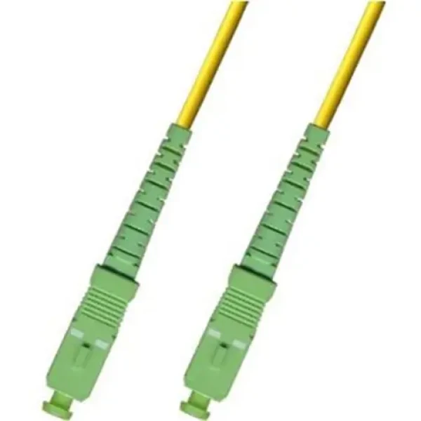 OEM SC/APC-SC/APC 5m žlutý / Optický patch kabel / Duplex / SM 9/125 OS2 / LSZH / 3 mm (1443)