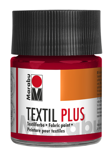 Barva na textil Marabu Textil Plus 50 ml - červená karmín 032